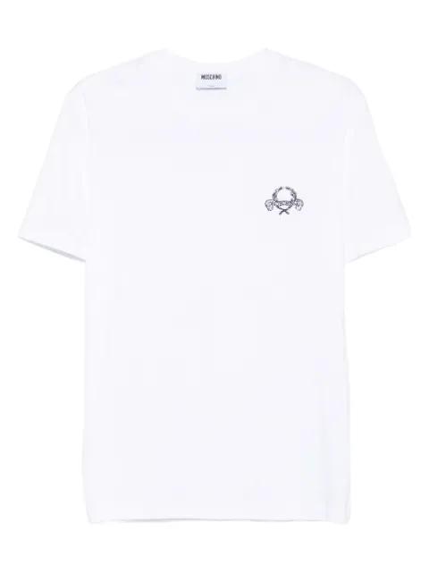 logo-embroidered T-shirt by MOSCHINO