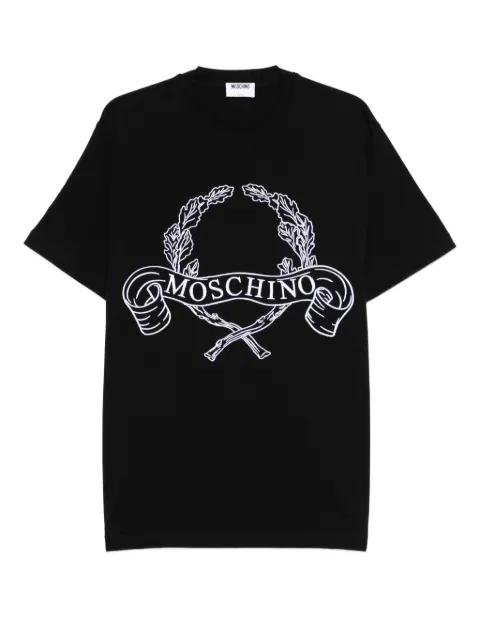 logo-embroidered T-shirt by MOSCHINO