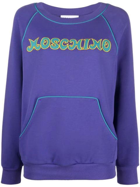 logo-embroidered sweatshirt by MOSCHINO