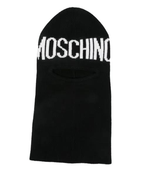 logo-knitted balaclava by MOSCHINO