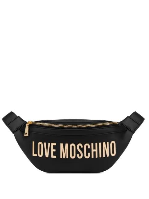 logo-lettering belt bag by MOSCHINO