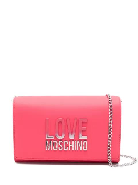 logo-lettering cross body bag by MOSCHINO