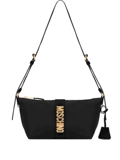 logo-lettering shoulder bag by MOSCHINO