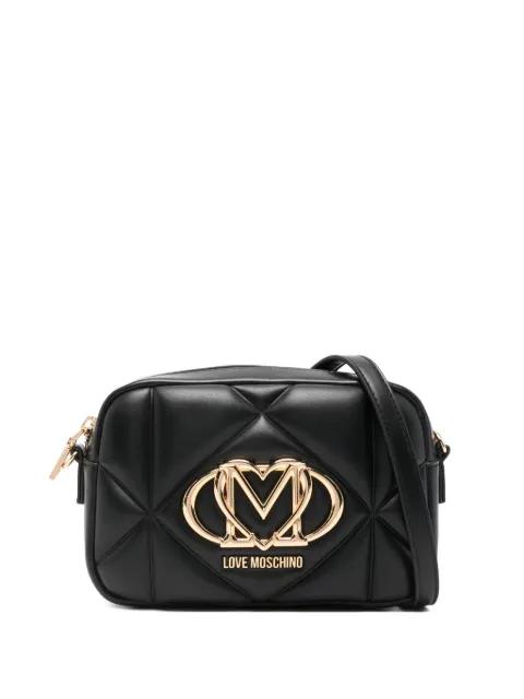 logo-lettering shoulder bag by MOSCHINO