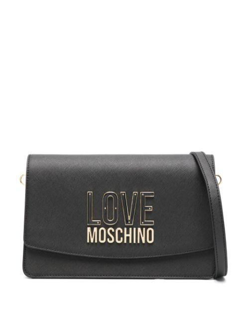 logo-lettering shoulder bag by MOSCHINO