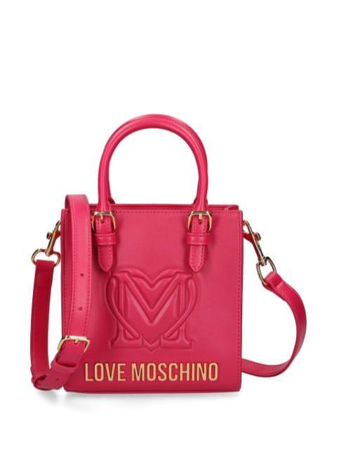 logo-lettering tote bag by MOSCHINO
