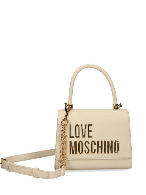 logo-lettering tote bag by MOSCHINO