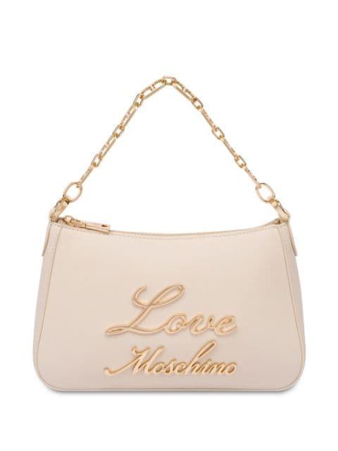 logo-paque shoulder bag by MOSCHINO