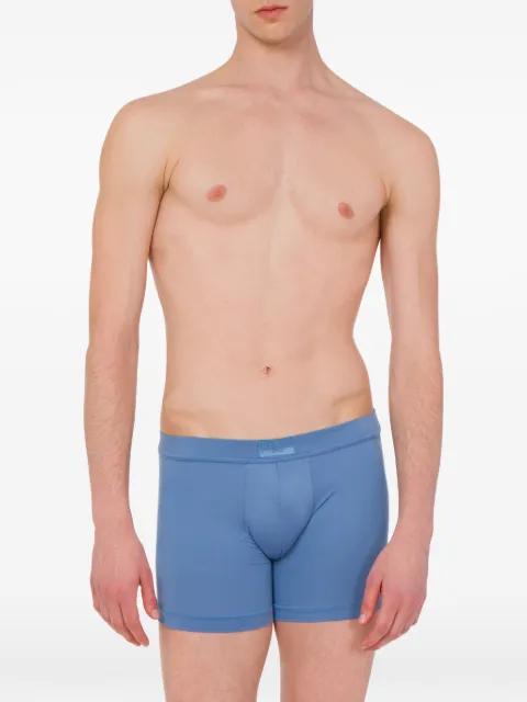 logo-patch boxers by MOSCHINO