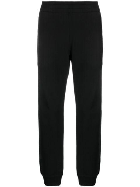 logo-patch elasticated track pants by MOSCHINO