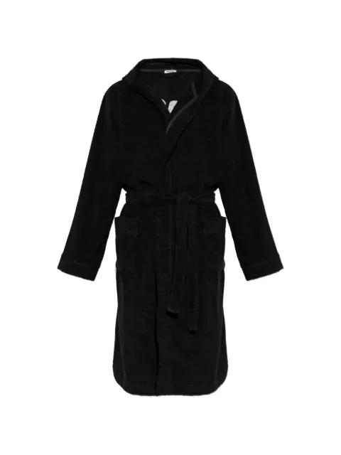 logo-patch hoodied bathrobe by MOSCHINO