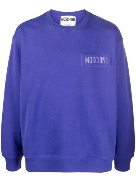 logo-patch sweatshirt by MOSCHINO