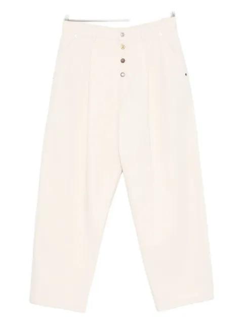 logo-patch trousers by MOSCHINO