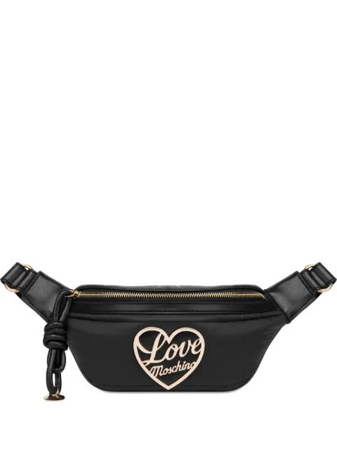 logo-plaque belt bag by MOSCHINO