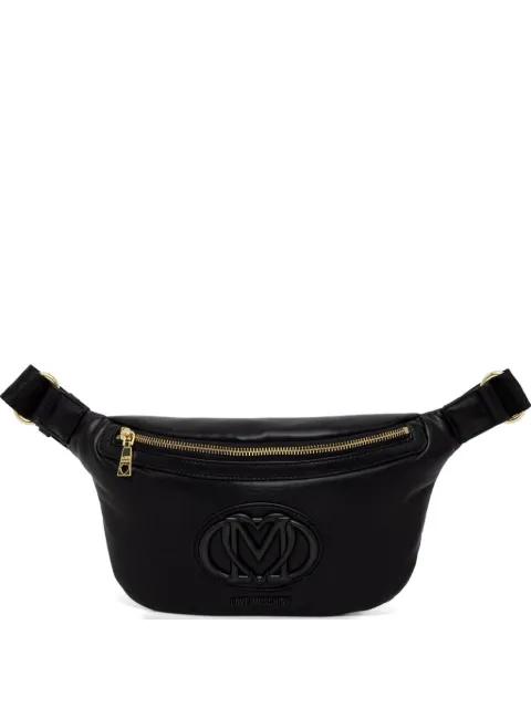logo-plaque belt bag by MOSCHINO