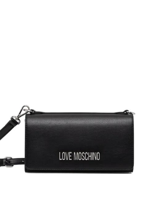 logo-plaque cross body bag by MOSCHINO