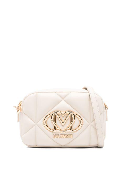 logo-plaque cross body bag by MOSCHINO