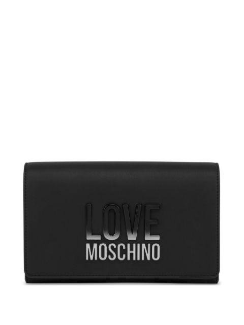 logo-plaque crossbody bag by MOSCHINO