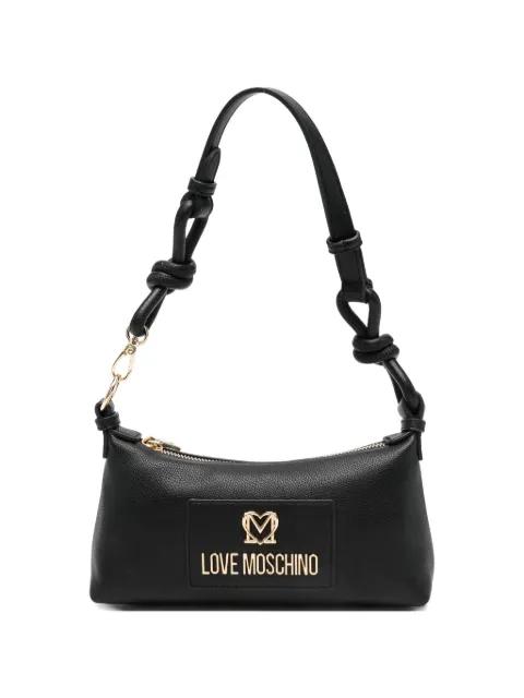logo-plaque shoulder bag by MOSCHINO