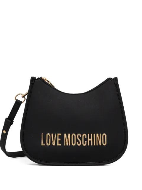 logo-plaque shoulder bag by MOSCHINO
