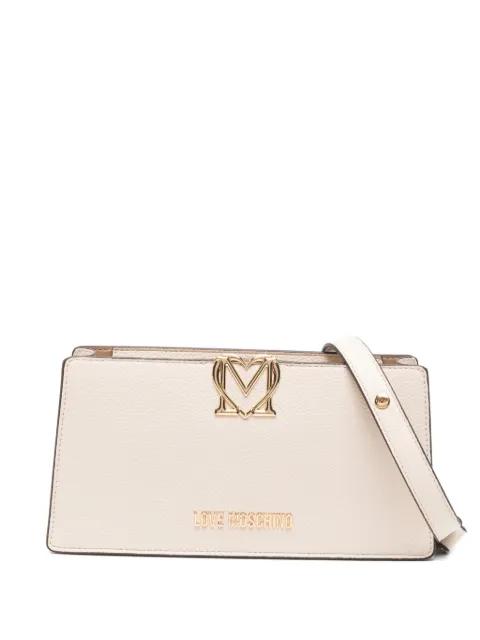 logo-plaque shoulder bag by MOSCHINO