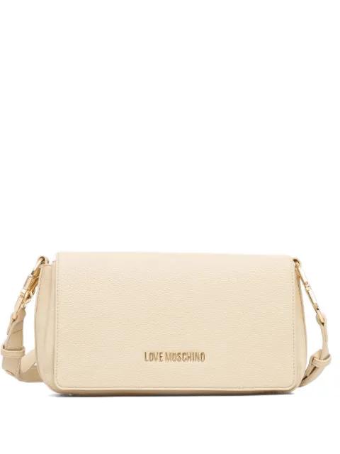 logo-plaque shoulder bag by MOSCHINO