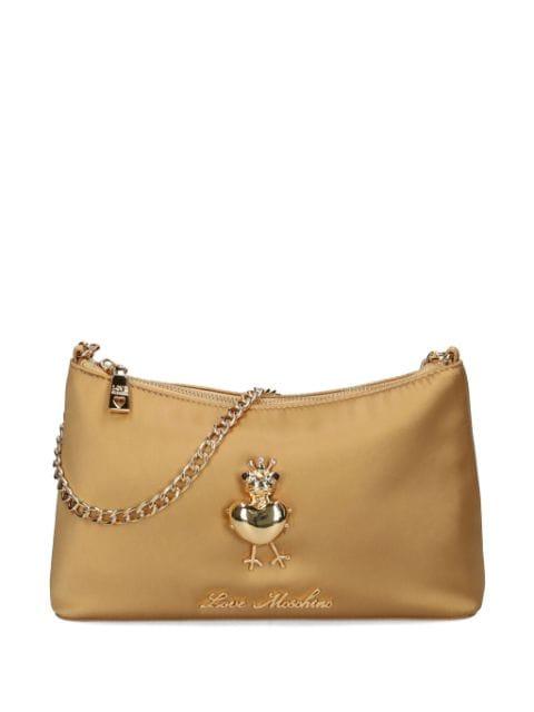 logo-plaque shoulder bag by MOSCHINO