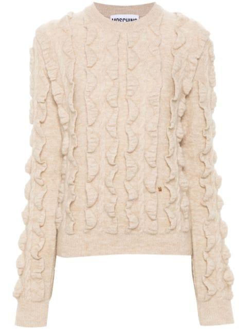 logo-plaque sweater by MOSCHINO