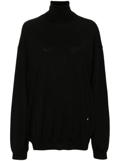logo-plaque sweater by MOSCHINO