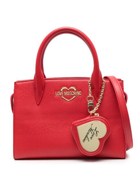 logo-plaque tote bag by MOSCHINO