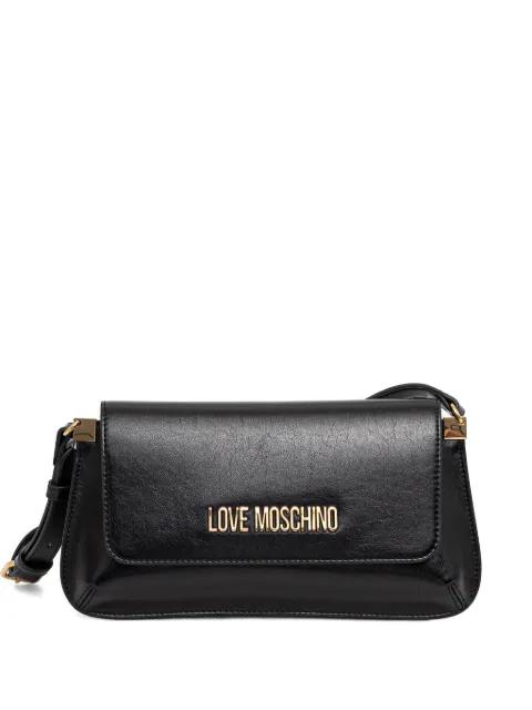 logo-plaque tote bag by MOSCHINO