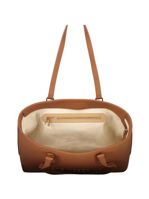 logo-plaque tote bag by MOSCHINO