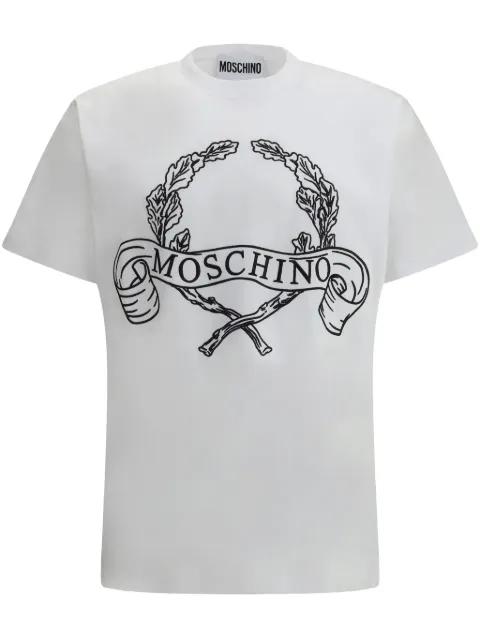 logo-print T-shirt by MOSCHINO