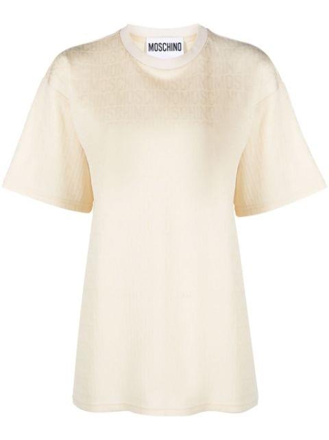 logo-print T-shirt by MOSCHINO