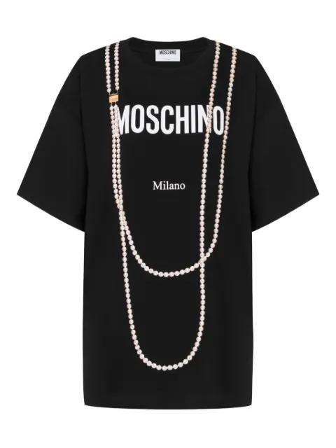 logo-print T-shirt by MOSCHINO