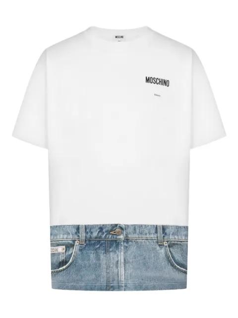 logo-print T-shirt by MOSCHINO