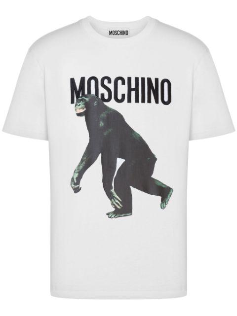 logo-print T-shirt by MOSCHINO