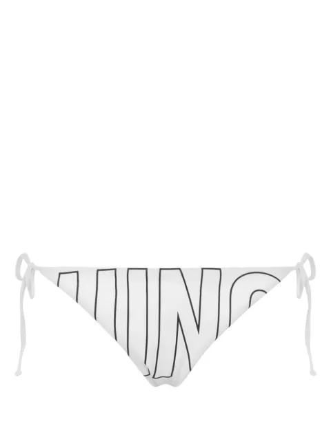 logo-print bikini bottoms by MOSCHINO