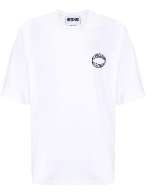 logo-print cotton T-shirt by MOSCHINO