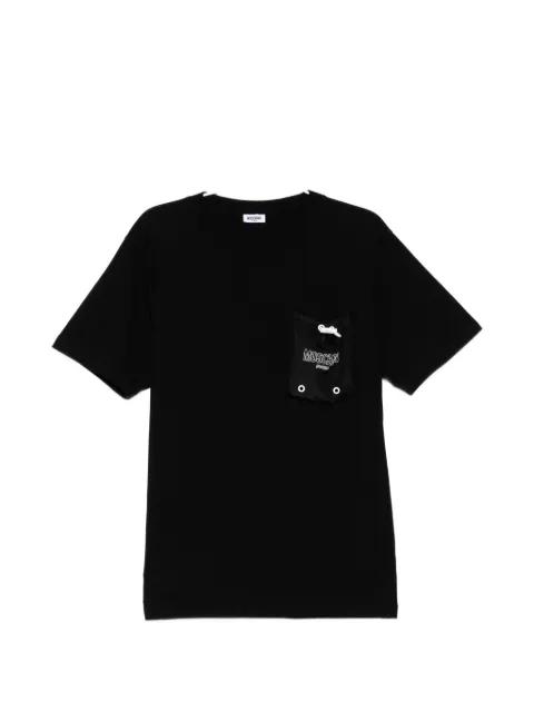 logo-print pocket T-shirt by MOSCHINO