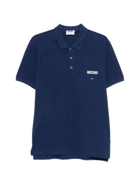 logo-print polo shirt by MOSCHINO