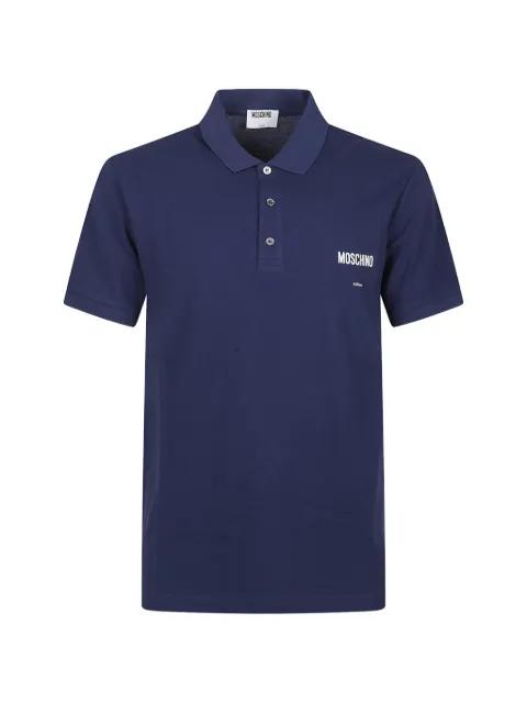logo-print polo shirt by MOSCHINO