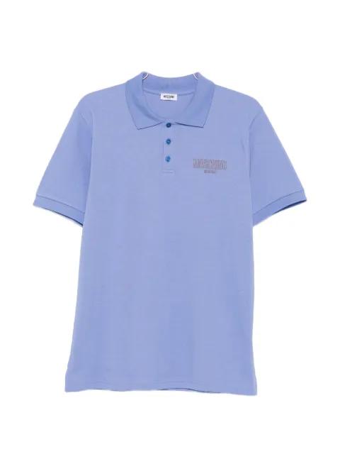 logo-print polo shirt by MOSCHINO