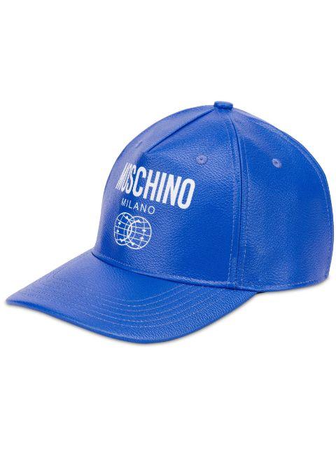 logo-print six-panel cap by MOSCHINO