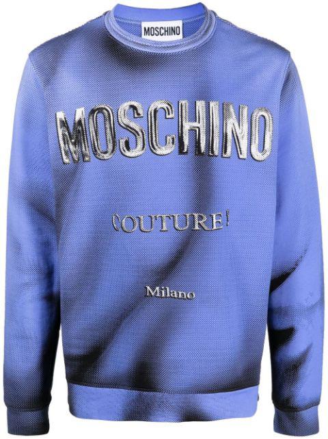 logo-print sweatshirt by MOSCHINO