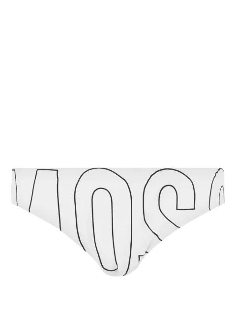 logo-print swim briefs by MOSCHINO