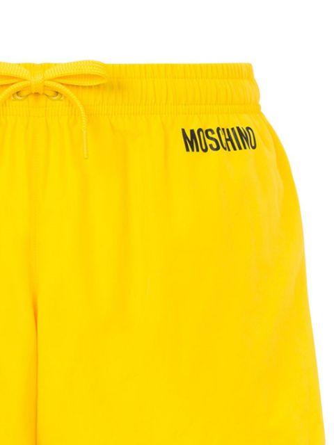 logo-print swim shorts by MOSCHINO