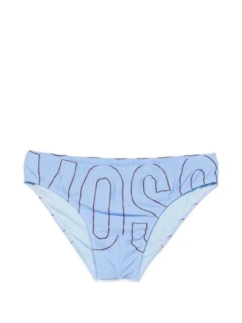 logo-print swim trunks by MOSCHINO