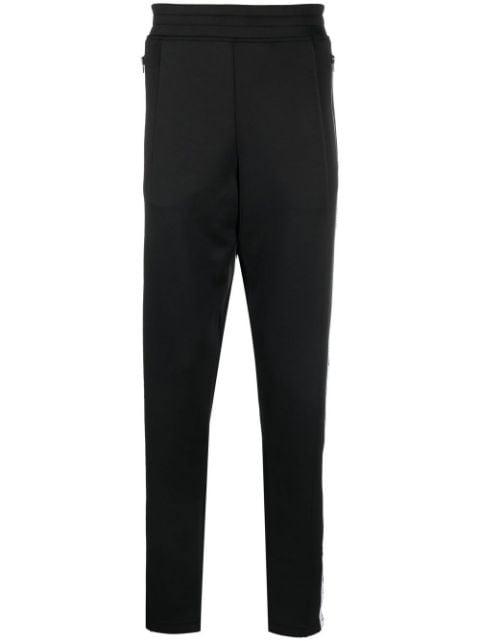 logo-print track pants by MOSCHINO