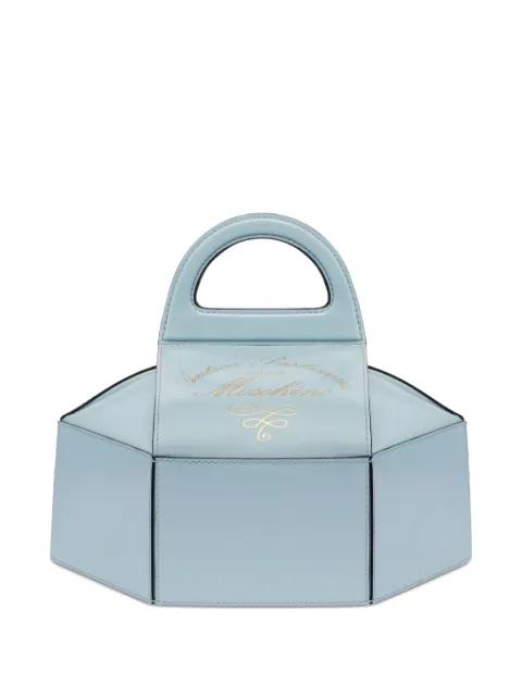 logo-stamp tote bag by MOSCHINO